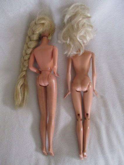 Bargain for the collector!!  Batch of eight Mattel Barbie dolls in need of a little TLC