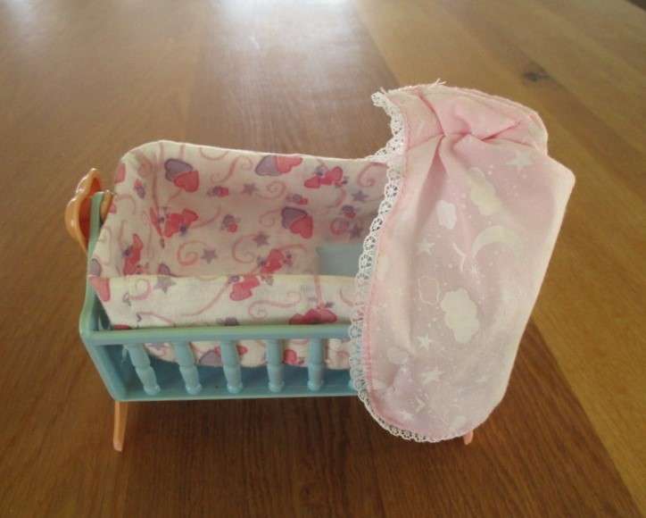 Cute Simba rocking cradle and bath unit for Kelly/Shelly/Chelsea/Evi Love dolls