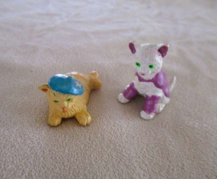 A batch of six collectable M.E.G. Kitty in my pockets