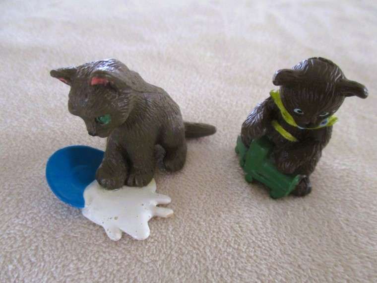 A batch of six collectable M.E.G. Kitty in my pockets