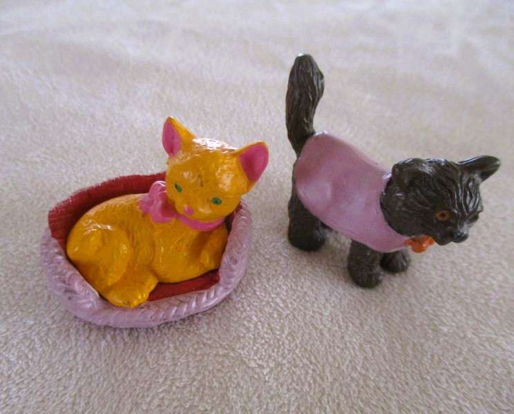 A batch of six collectable M.E.G. Kitty in my pockets