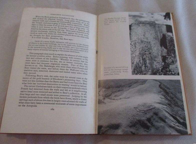 Zimbabwe Cavalcade Rhodesia's Romance by B.G. Paver - hard cover plus dust cover