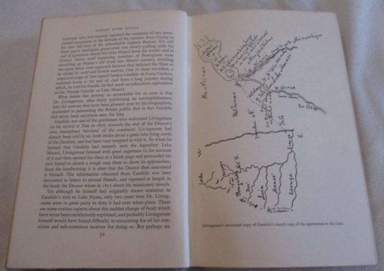 Livingstone's lake The Drama of Nyasa by Oliver Ransford - hard cover plus dust cover