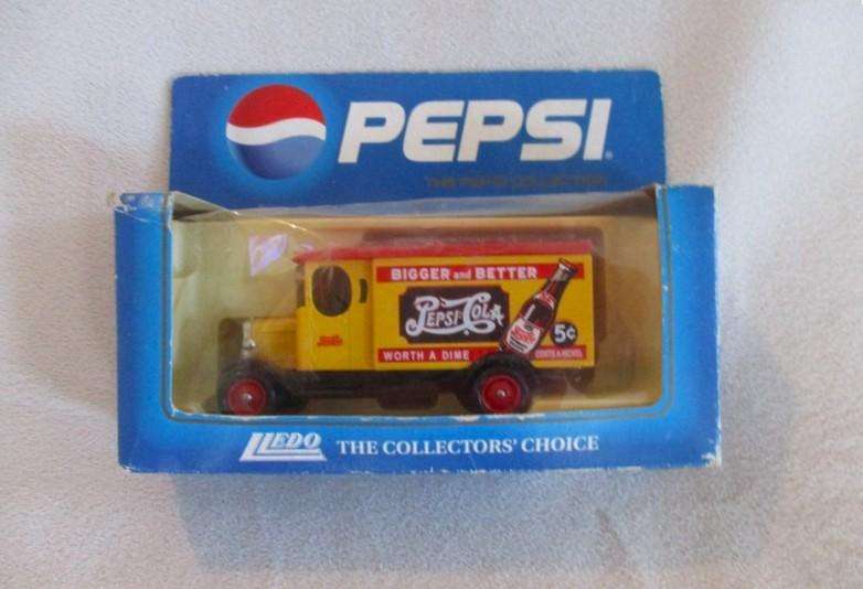 Pepsi diecast on card made in England by Lledo to celebrate Pepsi-Cola's 100th anniversary