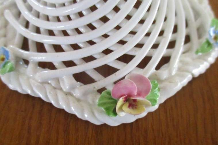 Dainty English fine bone china - Denton candle stick and Thorley posy