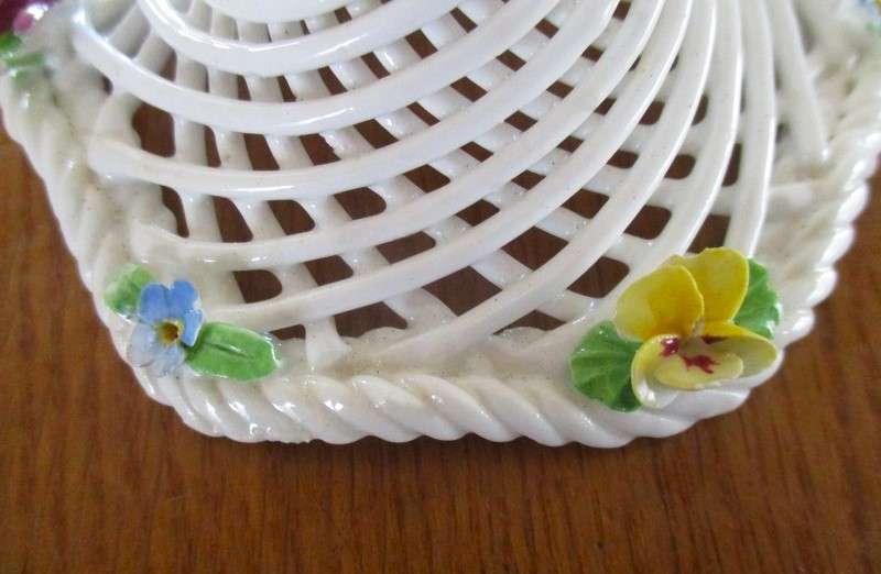 Dainty English fine bone china - Denton candle stick and Thorley posy