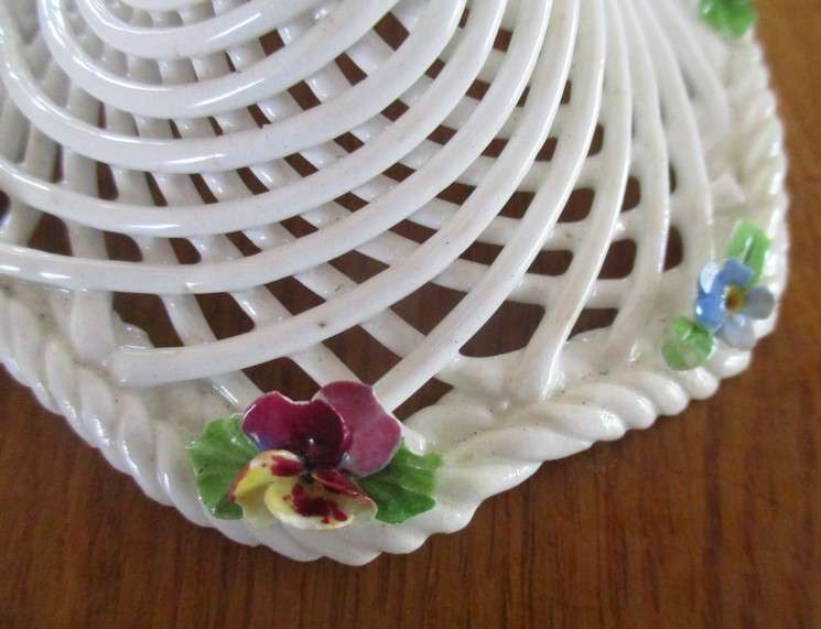 Dainty English fine bone china - Denton candle stick and Thorley posy