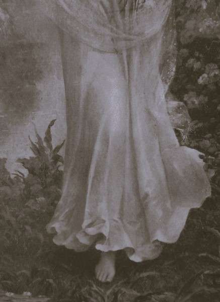 1. Antique Victorian Lemaitre picture framed in glass - Floating Roses - nostalgia personified!