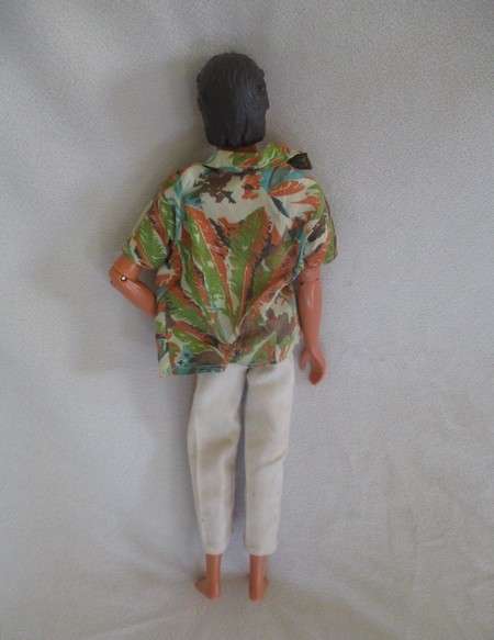 Barbie's boyfriend - articulated Mattel Ken doll with dark hair in cool, casual outfit