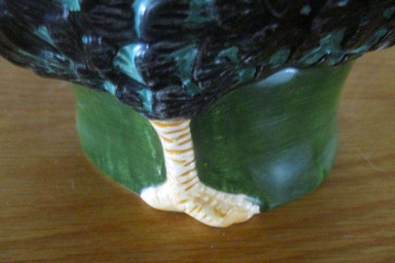 Colourful Vintage Rooster Teapot - great condition with lid