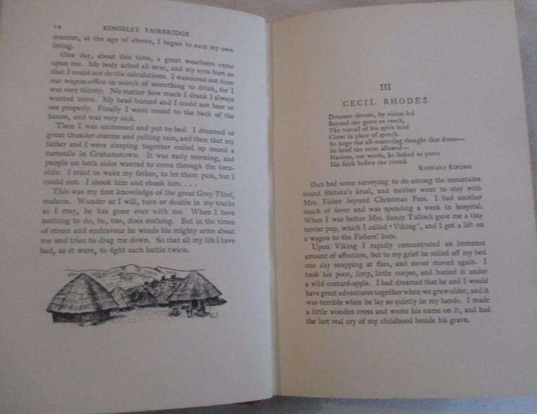 1936 - The Story of Kingsley Fairbridge by Himself - hard cover (Rhodesiana)