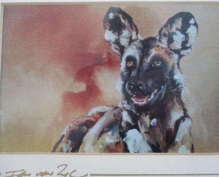 Two originally signed, beautifully framed prints by S.A. artist Ian van Zyl