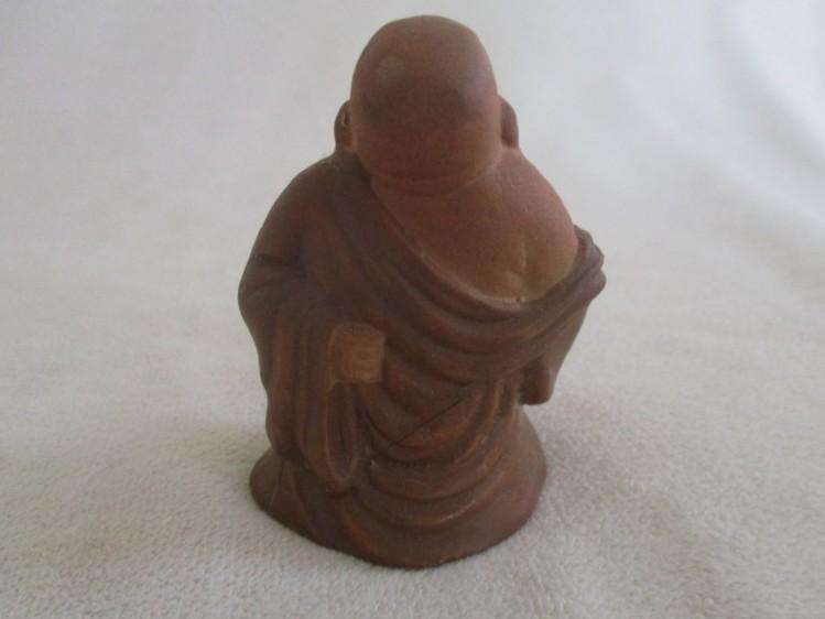 A batch of five small vintage bone/tusk, metal and ceramic Chinese collectables