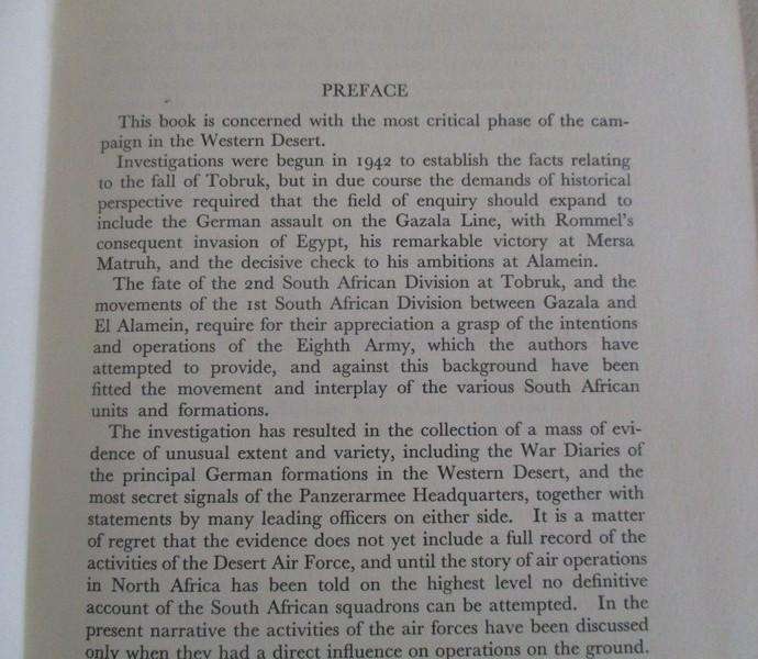 1st edition prepared by the Union of SA War Histories Section -Crisis in the Desert May-July 1942