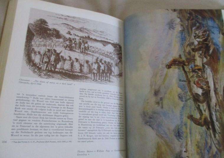 Die Historiese Monumente van Suid Afrika deur J.J. Oberholster - groot hardeband met stofomslag