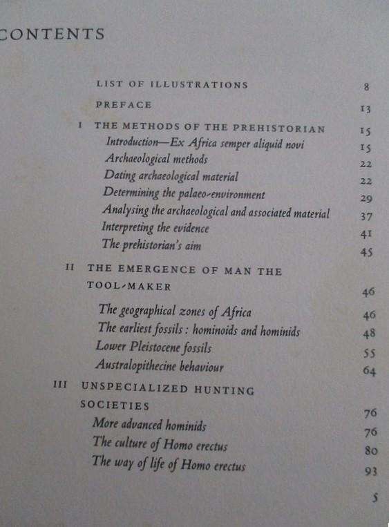 The Prehistory of Africa by J. Desmond Clark - hard cover plus dust cover