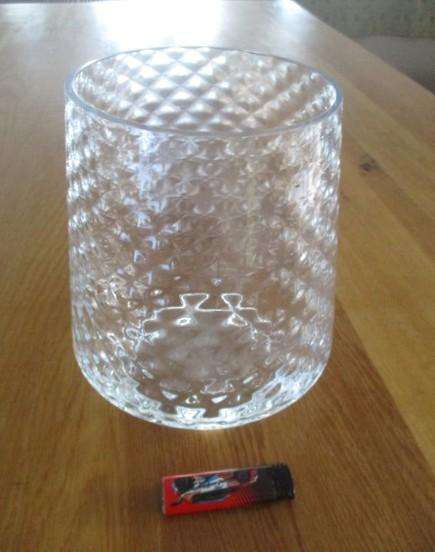 Large glass vase