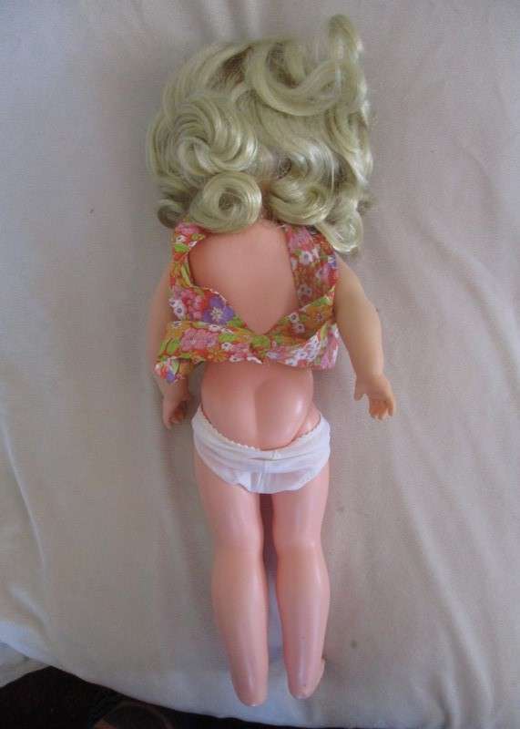 Vintage 1960's 48cm tall darling in "unplayed with" condition - original clothes. Marked SAD