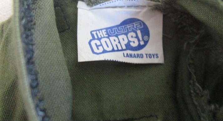 Vintage 1999 Lanard articulated military Action figure in Ultra Corps uniform