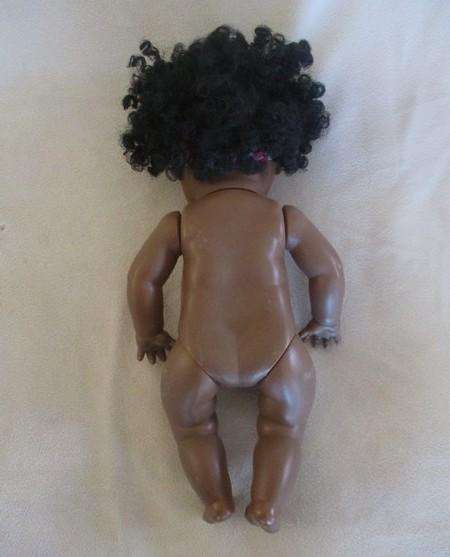 Cute curly topped black doll