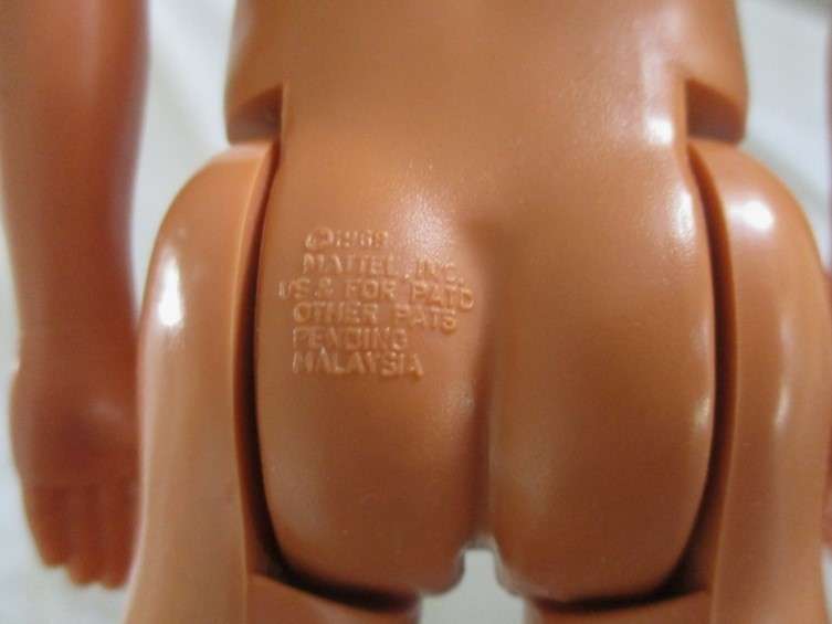 Barbie's boyfriend -  vintage 1980's Mattel Ken doll with knees that bend and "Pat pend" marking