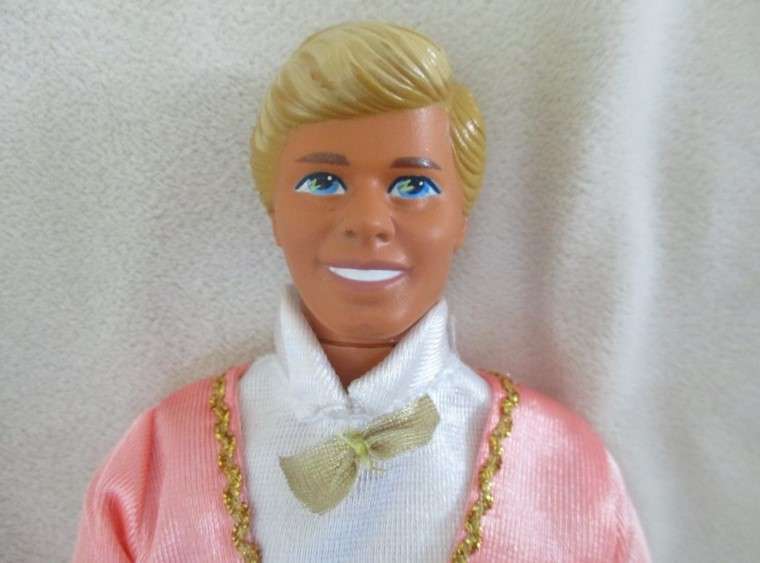 Barbie's boyfriend -  vintage 1980's Mattel Ken doll with knees that bend and "Pat pend" marking