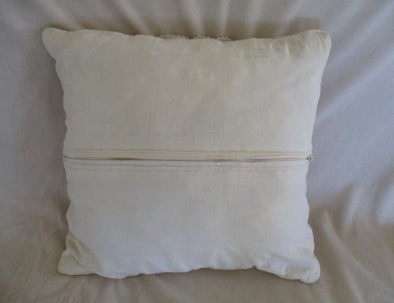 A smaller size vintage patchwork cushion in great condition