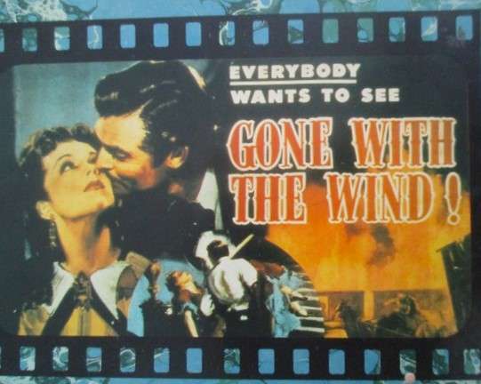 A pack of very old "Gone with the Wind" playing cards in tin - interesting find!