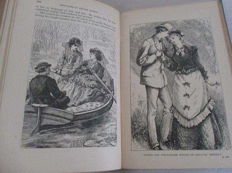 1889 - lovely old Victorian book dedicated to Queen Victoria - Side Lights on English Society