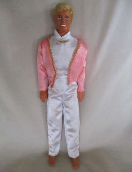 Barbie's boyfriend -  vintage 1980's Mattel Ken doll with knees that bend and "Pat pend" marking