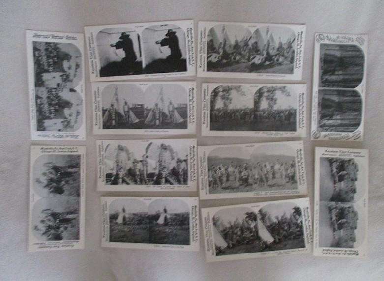 Before Viewmaster there was stereoscope - 12 collectable vintage stereoscope cards of the Old West