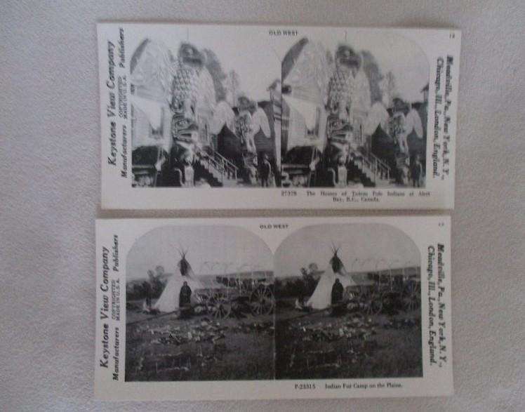 Before Viewmaster there was stereoscope - 12 collectable vintage stereoscope cards of the Old West