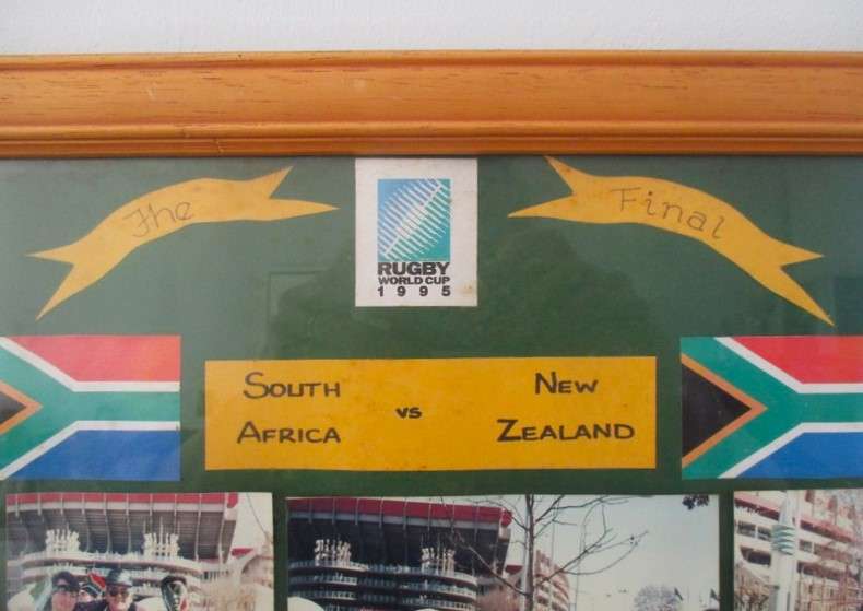 Tickets, badges, photos!! 1995 World Cup Final - Absolutely unique mementoes of the day!!