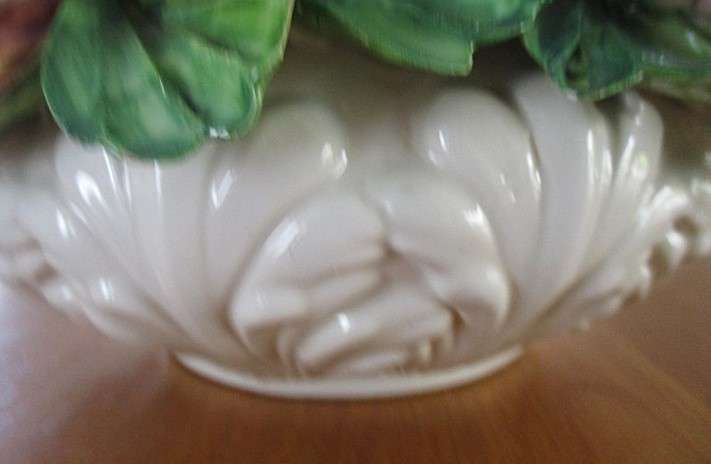 Vintage Italian masterpiece - really large porcelain bouquet of roses - wonderful condition