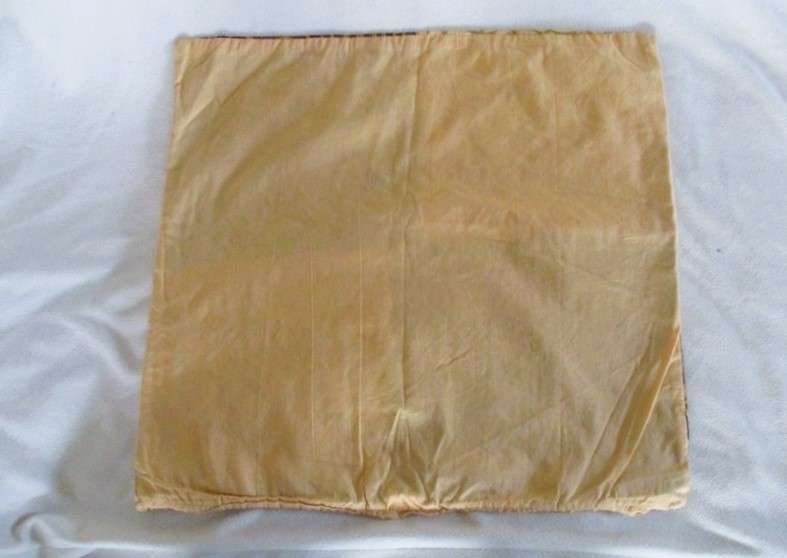 A nice sized embroidered cushion cover from India
