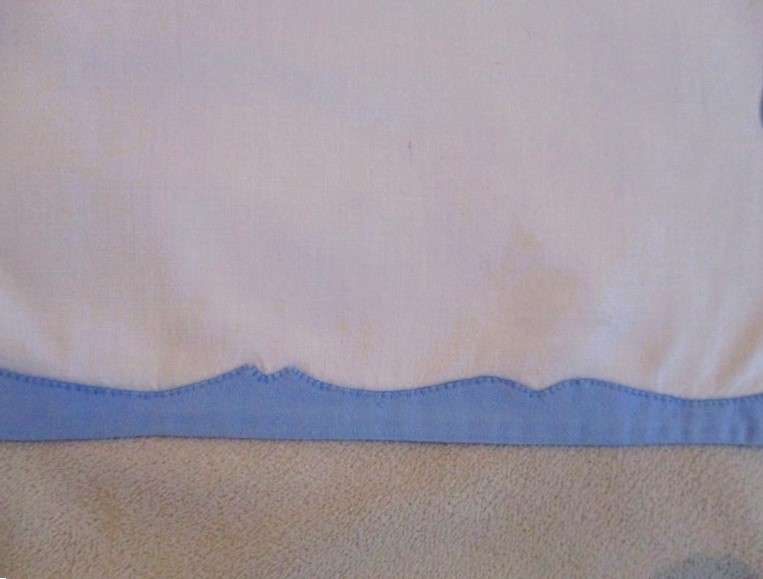 Two rectangular and one square vintage appliqued and embroidered cloths with beautiful water lilies