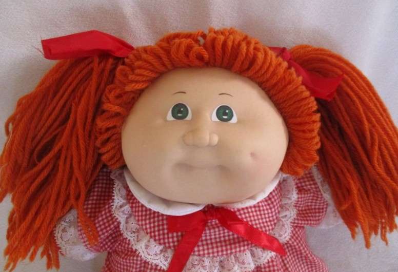 One of the first ones - vintage 1983 Cabbage Patch doll with signature and original CPK top