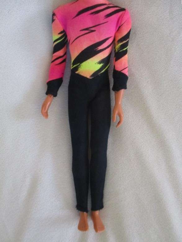 Barbie's boyfriend - 1990's Mattel articulated Ken doll in original outfit - Hot Skating Ken?