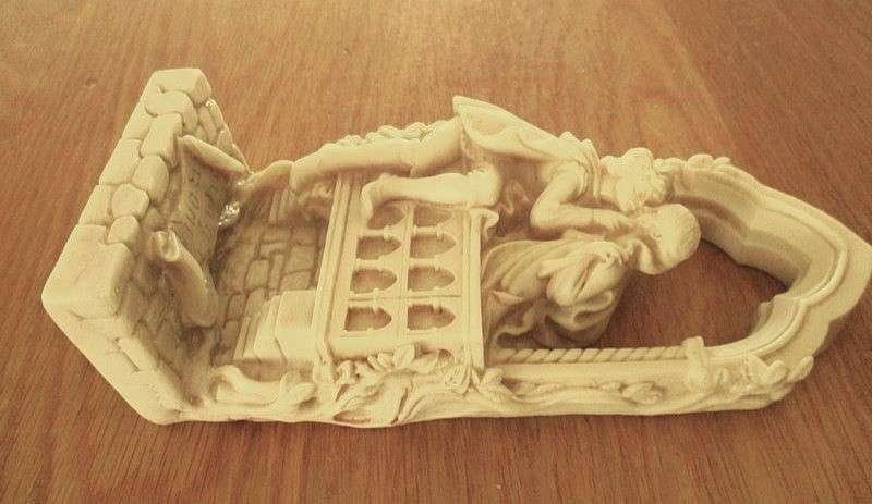 A Romeo and Juliet book stand for your Shakespeare collection
