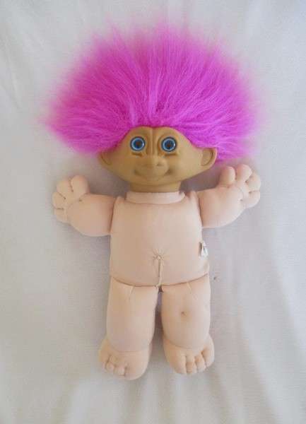 Large vintage Arlenco soft bodied troll