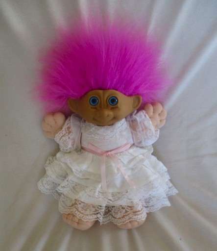 Large vintage Arlenco soft bodied troll