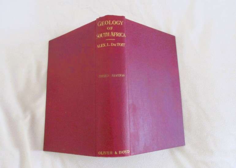 Geology of South Africa by Alex L. du Toit  - Har cover plus dust jacket