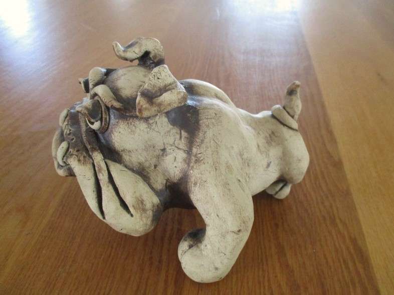 Batch of four antique and vintage dogs
