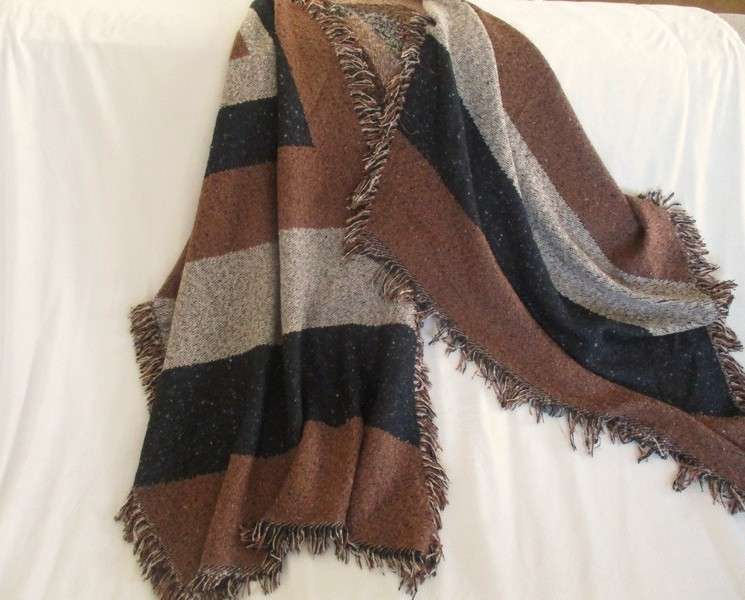 The most gorgeous, softest ever shawl/throw (mohair?silk?rayon?) with diagonal geometric design