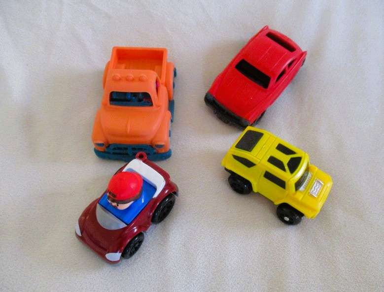 Good makes - a batch of four cute cars in great condition for a little boy