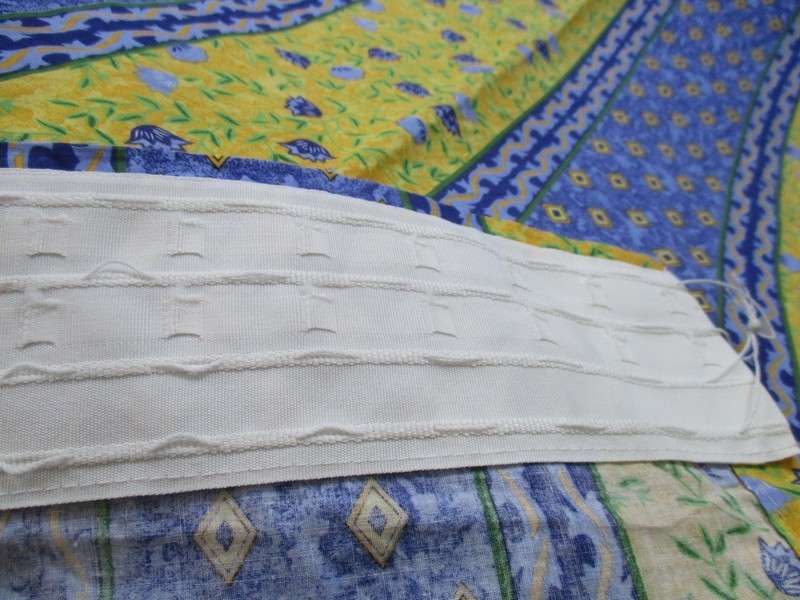 Two cheerful floral curtain drapes
