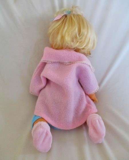 Beautiful Vintage 42cm tall First Love twisty body doll in cute nightie and nightgown