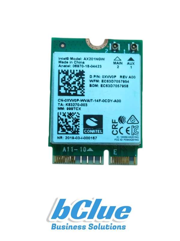 Intel AX201NGW Wifi 6 NVME Laptop network card