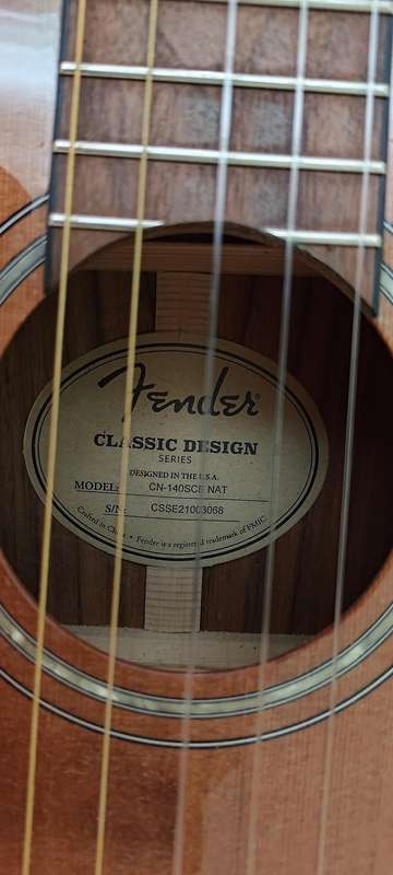 Fender CN-140SCE "5 strings" Thinline Acoustic Electric (Please read description)