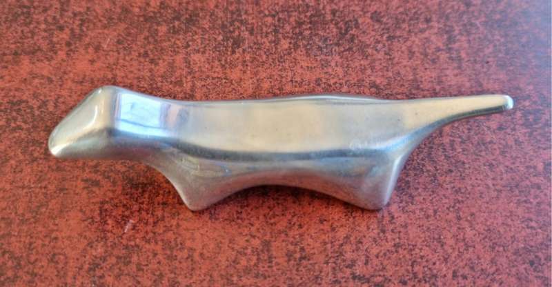 Hoselton Canada Modernist Aluminum Figurine - Honey Badger